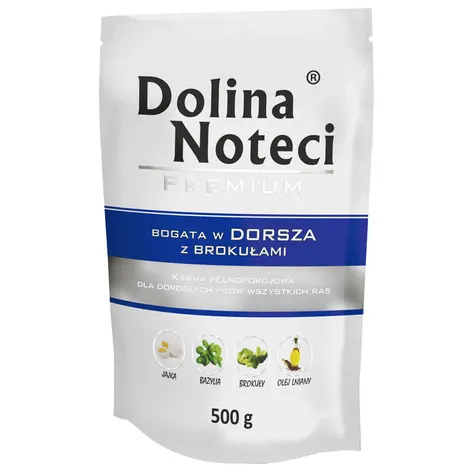Dolina Noteci - מזון רטוב לכלבים עשיר בדג קוד וברוקולי Premium wet dog food rich in cod with broccoli, תמונה 2