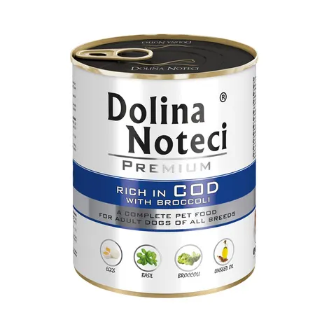 Dolina Noteci - מזון רטוב לכלבים עשיר בדג קוד וברוקולי Premium wet dog food rich in cod with broccoli, תמונה 3