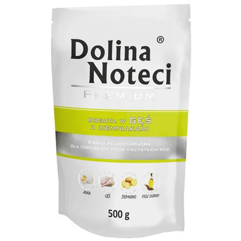 Dolina Noteci - מזון רטוב לכלבים עשיר באווז עם תפוחי אדמה Premium wet dog food rich in goose with potatoes, תמונה 2