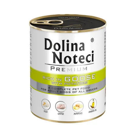 Dolina Noteci - מזון רטוב לכלבים עשיר באווז עם תפוחי אדמה Premium wet dog food rich in goose with potatoes, תמונה 3