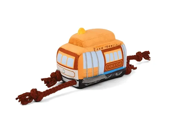 Pet Play - צעצוע בד בצורת רכבל - ECO Play Canine Commute Collection, תמונה 4