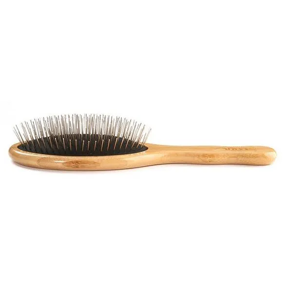 Bass - מברשת פינים אובאלית גדולה Alloy Pin Style & Stimulation Hairbrush Lg Oval, תמונה 4