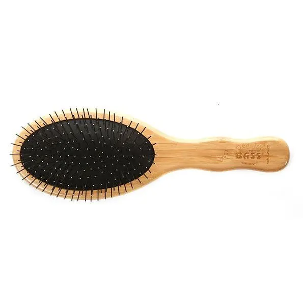 Bass - מברשת פינים אובאלית גדולה Alloy Pin Style & Stimulation Hairbrush Lg Oval, תמונה 2