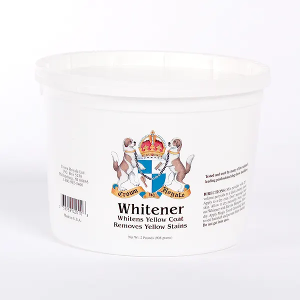 Crown Royale - אבקה להכנת מלבין לפרוות לבנות להסרת כתמים Whitener, תמונה 2