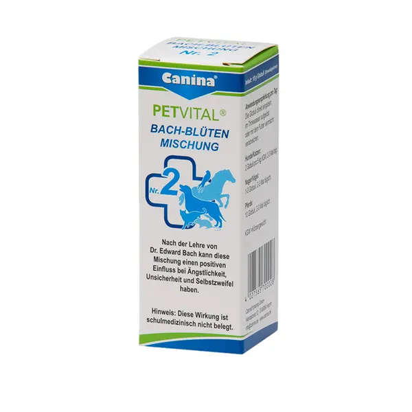 Canina - פרחי באך מס' 2 - פחד / חרדה PETVITAL Bachflower Nr.2 10g