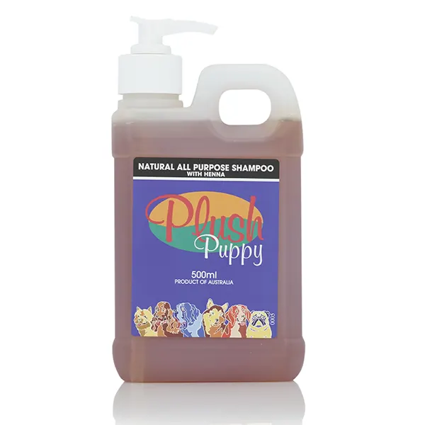 Plush Puppy - שמפו מבריק טבעי לכל סוגי הפרוות המכיל חינה Natural All Purpose Shampoo with Henna