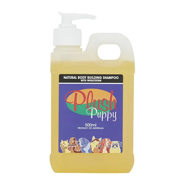 Plush Puppy - שמפו טבעי לעובי ונפח המכיל נבטי חיטה Natural Body Building Shampoo - Volume Increasing