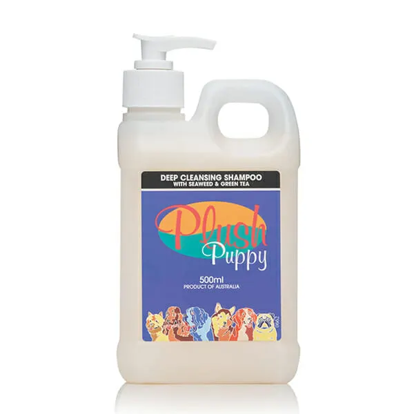 Plush Puppy - שמפו לניקוי עמוק עם אצות ים ותה ירוק Deep Cleansing Shampoo Clarifying Shampoo