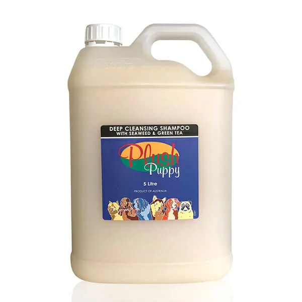 Plush Puppy - שמפו לניקוי עמוק עם אצות ים ותה ירוק Deep Cleansing Shampoo Clarifying Shampoo, תמונה 3