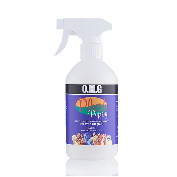 Plush Puppy - ספריי הברשה מוכן לשימוש דוחה עפר OMG Ready To Use Grooming Spray, תמונה 2