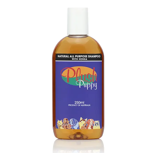 Plush Puppy - שמפו מבריק טבעי לכל סוגי הפרוות המכיל חינה Natural All Purpose Shampoo with Henna, תמונה 3
