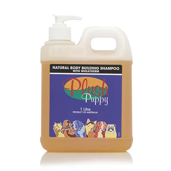 Plush Puppy - שמפו טבעי לעובי ונפח המכיל נבטי חיטה Natural Body Building Shampoo - Volume Increasing, תמונה 3