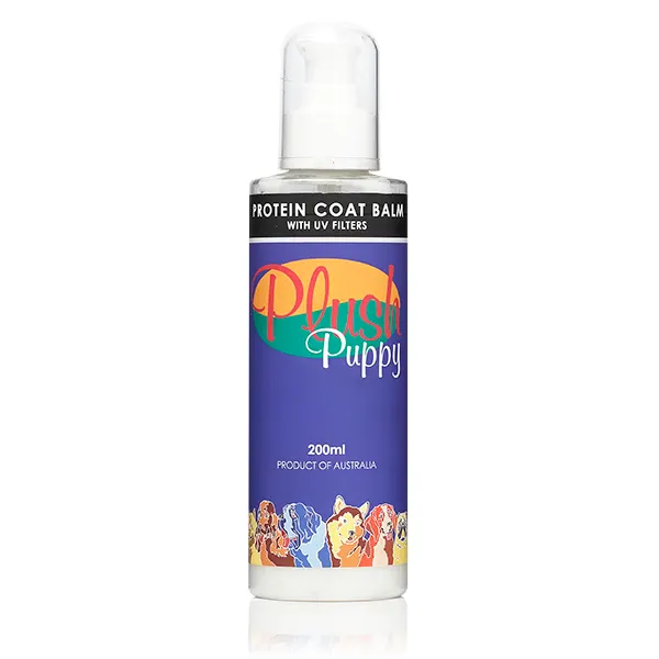 Plush Puppy - קרם חלבון לפרווה עם מסנן קרינה Protein Coat Balm Removes Fly Aways