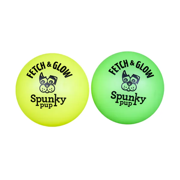 Spunky Pup - צעצוע זריקה כדור זוהר בחושך FETCH & GLOW, תמונה 3