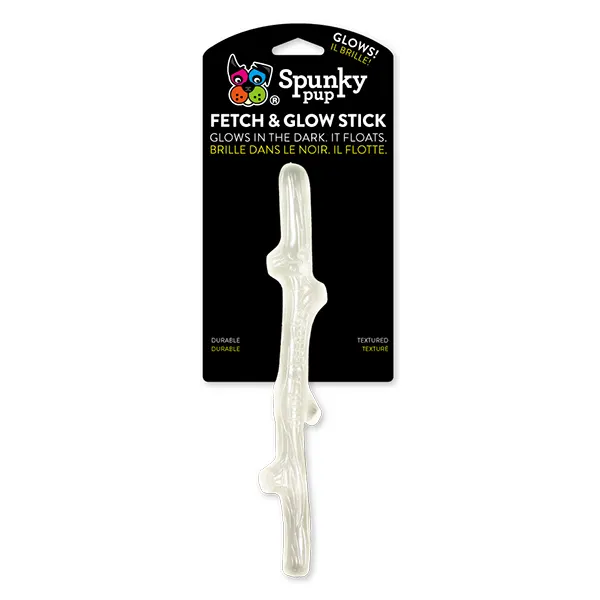 Spunky Pup - צעצוע זריקה מקל זוהר בחושך FETCH & GLOW STICK