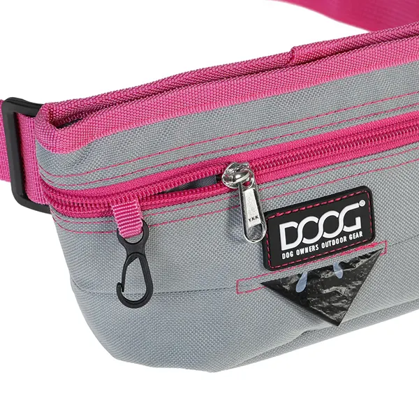 DOOG - פאוץ' לחטיפי אילוף - Dog Treat Pouch - Grey/Pink (Large), תמונה 3