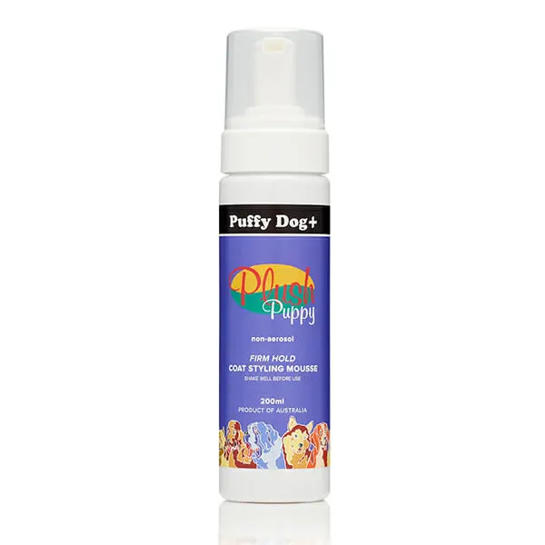 Plush Puppy - מוס חזק לעיצוב הפרווה Puffy Dog+ Firm Holding Mousse