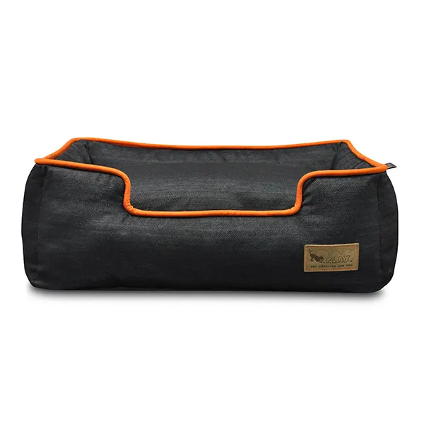 P.L.A.Y – מיטה טרקלין ג’ינס / כתום LOUNGE BED – DENIM – ORANGE, תמונה 3