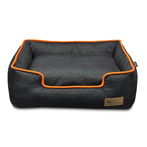 P.L.A.Y – מיטה טרקלין ג’ינס / כתום LOUNGE BED – DENIM – ORANGE, תמונה 2
