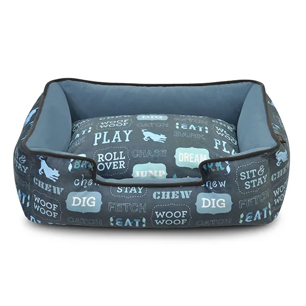 P.L.A.Y – מיטה טרקלין חיי כלב / כחול כהה LOUNGE BED – DOG'S LIFE – DARK BLUE M, תמונה 3