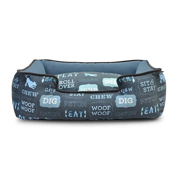 P.L.A.Y – מיטה טרקלין חיי כלב / כחול כהה LOUNGE BED – DOG'S LIFE – DARK BLUE M, תמונה 2