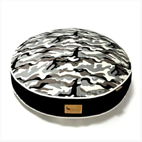 P.L.A.Y - מיטה עגולה צבעי הסוואה ROUND BED - White Camo M
