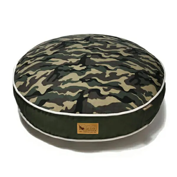 P.L.A.Y - מיטה עגולה צבעי הסוואה ROUND BED - Army Green M