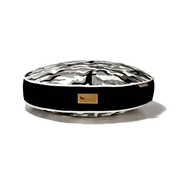 P.L.A.Y - מיטה עגולה צבעי הסוואה ROUND BED - White Camo M, תמונה 3