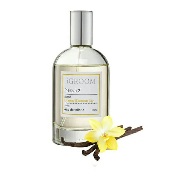 iGroom - בושם Pleasia 2 Pet Perfume - Orange Blossom Lily Scent
