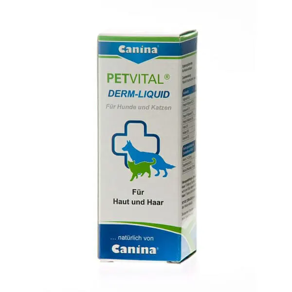 Canina - תוסף נוזלי לטיפול בעיות בעור ובפרווה Derm Liquid