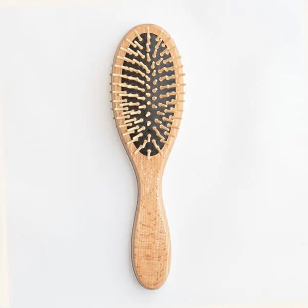 Vellus - מברשת אובלית עם פינים מעץ Medium Wood Pin Brush