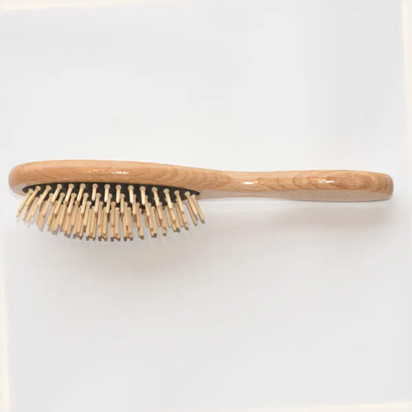 Vellus - מברשת אובלית עם פינים מעץ Medium Wood Pin Brush, תמונה 2
