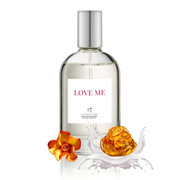 iGroom - בושם Love Me Pet Perfume - Florals, Amber & Creamy Musk Scent
