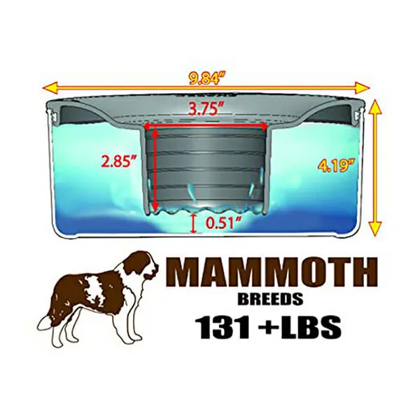 Slopper Stopper - קערת שתיה ללא נזילות MAMMOTH BREEDS