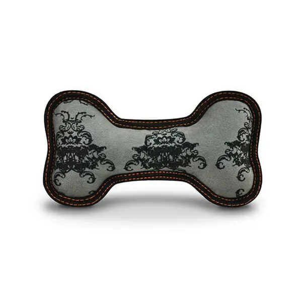 Pet Play - צעצוע בד בצורת עצם ״מלכותי״ - ECO Play Bone Royal Crest