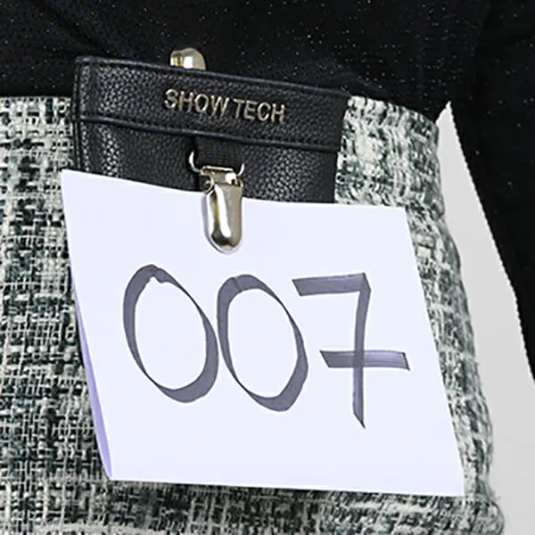 SHOW TECH - פאוץ חטיפים + קליפס למספר מציג Leather Treat Pouch, תמונה 3