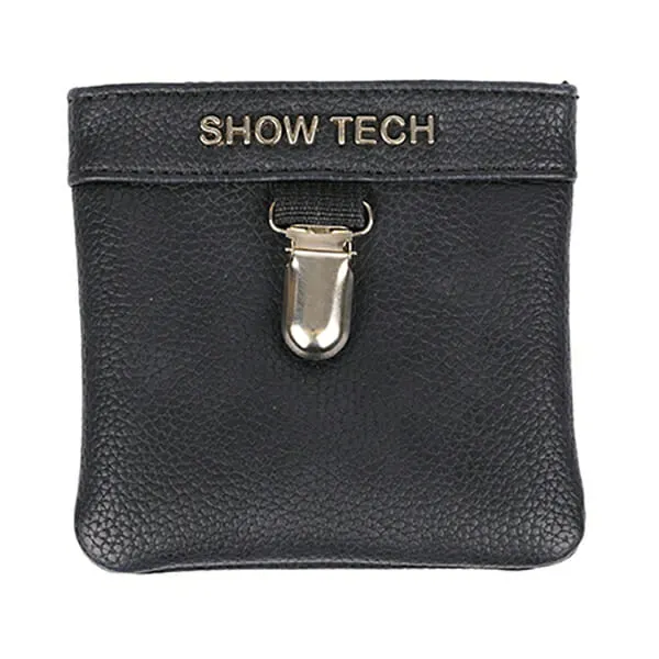 SHOW TECH - פאוץ חטיפים + קליפס למספר מציג Leather Treat Pouch