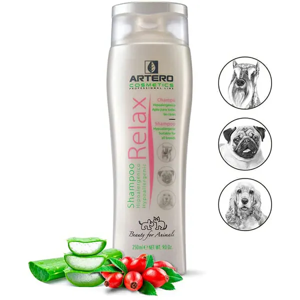 ARTERO – שמפו היפואלרגני לעור עדין 250מל RELAX SHAMPOO, תמונה 2