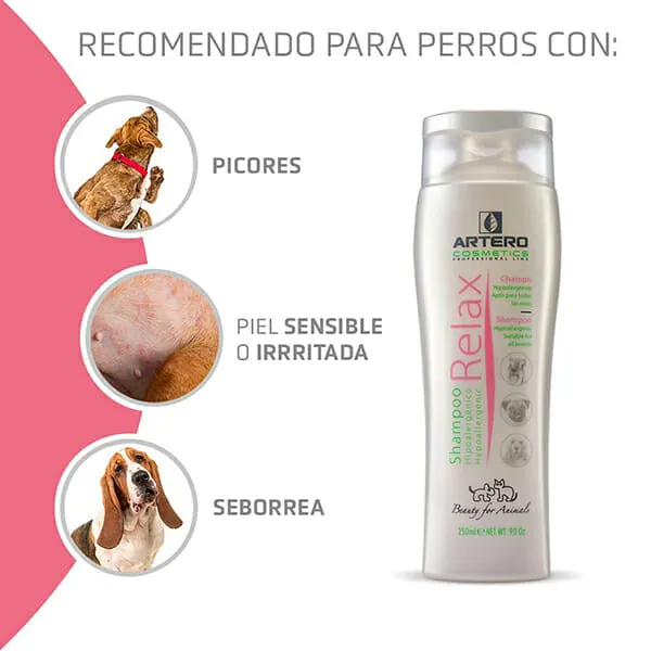 ARTERO – שמפו היפואלרגני לעור עדין 250מל RELAX SHAMPOO