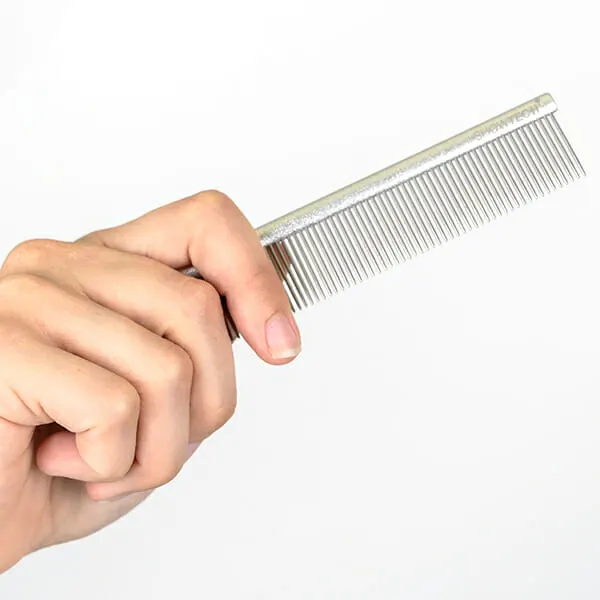 Show Tech - מסרק 11.5 ס"מ מקצועי - משקל נוצה כסוף Featherlight Comb Silver, תמונה 2