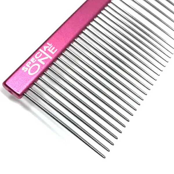 Special One - מסרק אלומיניום קליל לעיצוב ותספורות Ultra Lite Aluminum Comb 24.5cm, תמונה 3