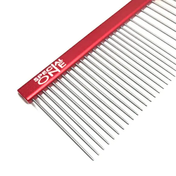 Special One - מסרק אלומיניום קליל לעיצוב ותספורות Ultra Lite Aluminum Comb 24.5cm, תמונה 4