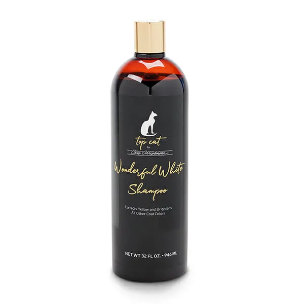 Chris Christensen - Top Cat - שמפו לחתולים לפרוות לבנות WONDERFUL WHITE SHAMPOO, תמונה 3