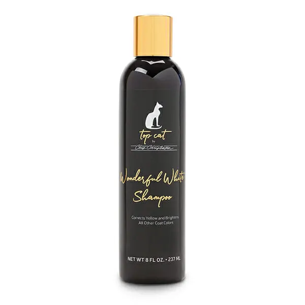 Chris Christensen - Top Cat - שמפו לחתולים לפרוות לבנות WONDERFUL WHITE SHAMPOO, תמונה 2