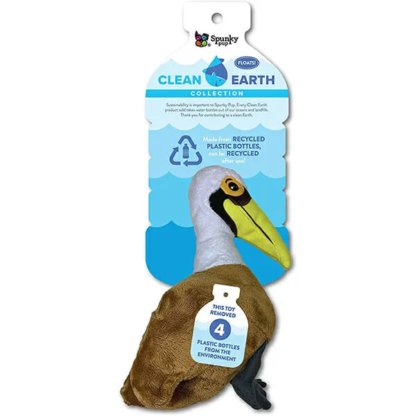 Spunky Pup - צעצוע שקנאי CLEAN EARTH PLUSH PELICAN, תמונה 2