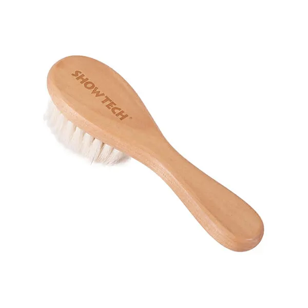Show Tech - מברשת לאיסוף ופיזור אבקות Pure Goat Hair Brush Natural Wood 15cm, תמונה 2
