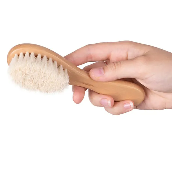 Show Tech - מברשת לאיסוף ופיזור אבקות Pure Goat Hair Brush Natural Wood 15cm, תמונה 4