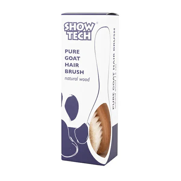 Show Tech - מברשת לאיסוף ופיזור אבקות Pure Goat Hair Brush Natural Wood 15cm, תמונה 5