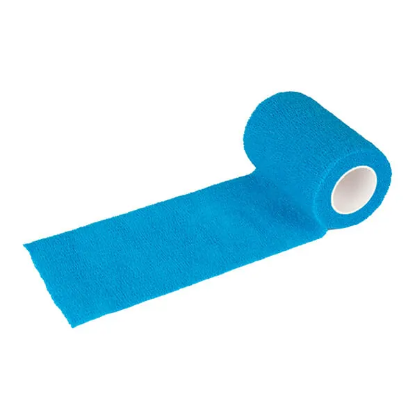 SHOW TECH - תחבושת נצמדת כחול 7.5X4.5 ס"מ Self-Cling Bandage