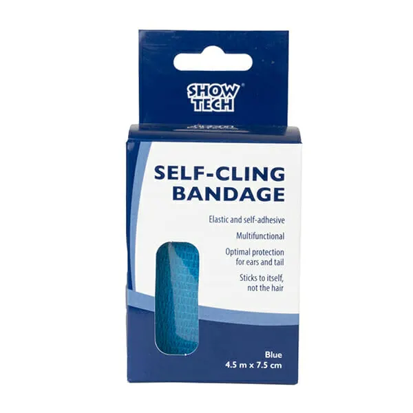 SHOW TECH - תחבושת נצמדת כחול 7.5X4.5 ס"מ Self-Cling Bandage, תמונה 2